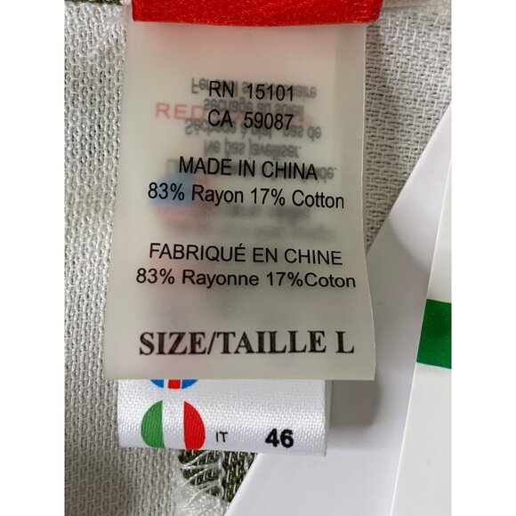 Red Carter Shay Safari Striped Button-Down Midi Shirt Dress Belt Pockets L 8742 - Picture 8 of 16